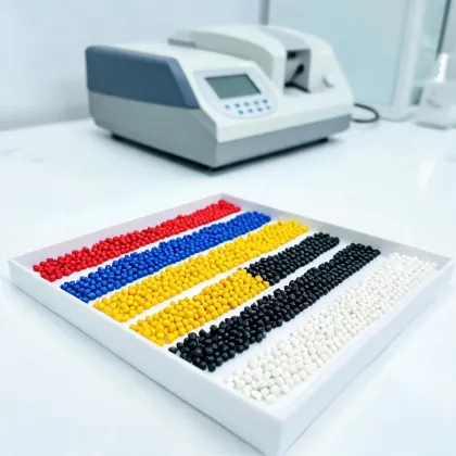 Masterbatch color samples
