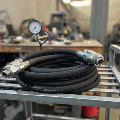 Hydraulic hose coil